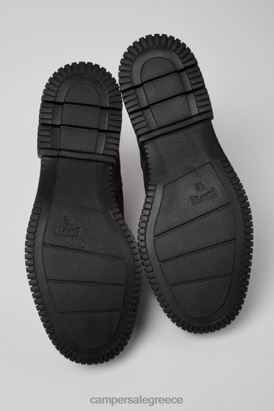 Σχέδιο pix καφέ και μαύρες δερμάτινες μπότες με κορδόνια για άνδρες Camper V20TF1423 καφέ