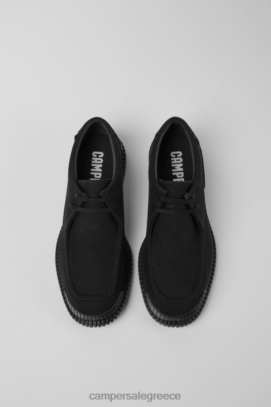 σχέδιο pix μαύρα ανακυκλωμένα βαμβακερά παπούτσια για άνδρες Camper V20TF1455 μαύρος