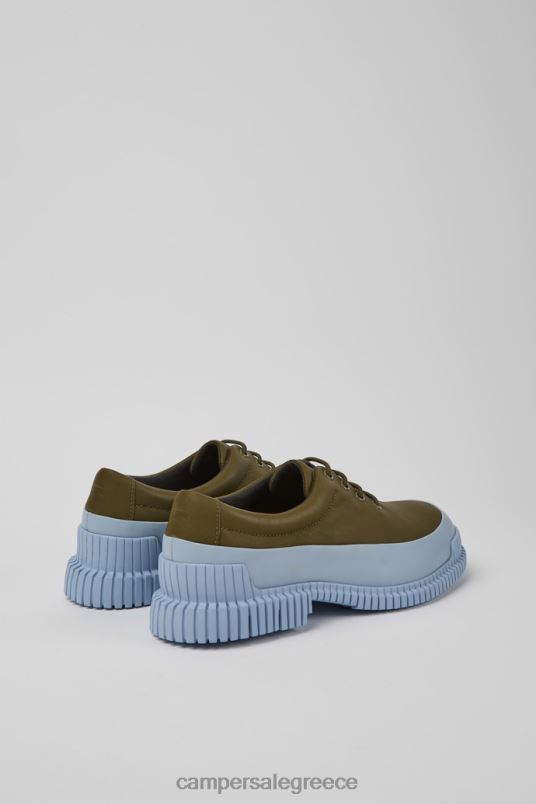 pix πράσινα και μπλε δερμάτινα ανδρικά παπούτσια αποκλειστικά Camper V20TF1461 πράσινος