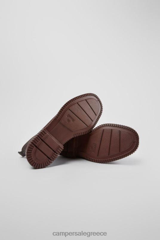 δερμάτινες μπότες με κορδόνια pix νέες παραλαβές Camper V20TF1487 Βουργουνδία