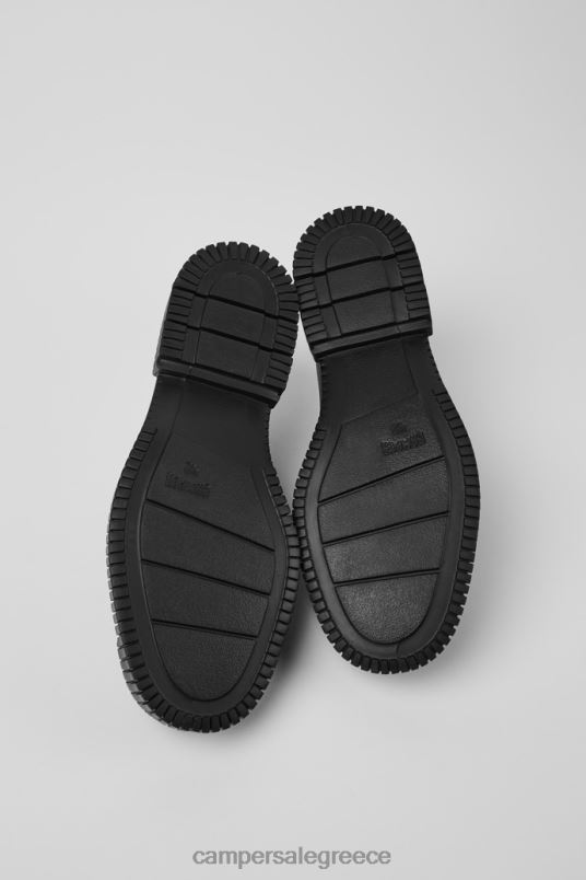 pix μαύρα δερμάτινα παπούτσια με κορδόνια νέες παραλαβές Camper V20TF307 μαύρος