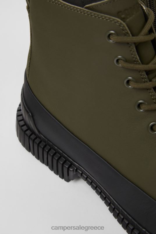 αποκλειστική ανδρική μπότα με κορδόνι pix smart Camper V20TF1421 χακί