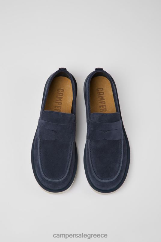 αποκλειστικά wagon blue nubuck παπούτσια για άνδρες Camper V20TF1382 μπλε