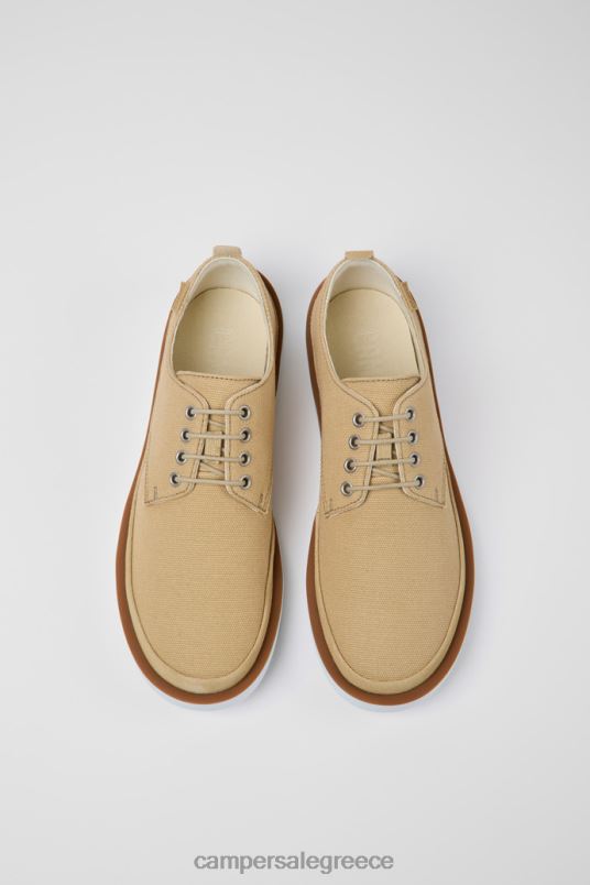 ντιζάιν wagon μπεζ υφασμάτινα και nubuck παπούτσια για άνδρες Camper V20TF1372 μπεζ
