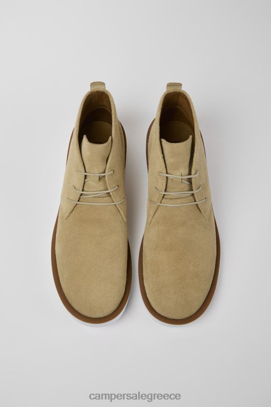 wagon μπεζ ανδρικά παπούτσια nubuck νέες παραλαβές Camper V20TF1466 μπεζ