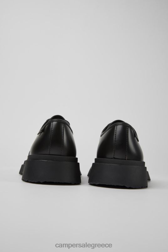 ανδρικά παπούτσια σχεδίασης walden μαύρα δερμάτινα με κορδόνια Camper V20TF1363 μαύρος