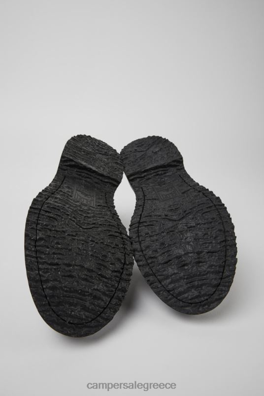 ανδρικά παπούτσια σχεδίασης walden μαύρα δερμάτινα με κορδόνια Camper V20TF1363 μαύρος