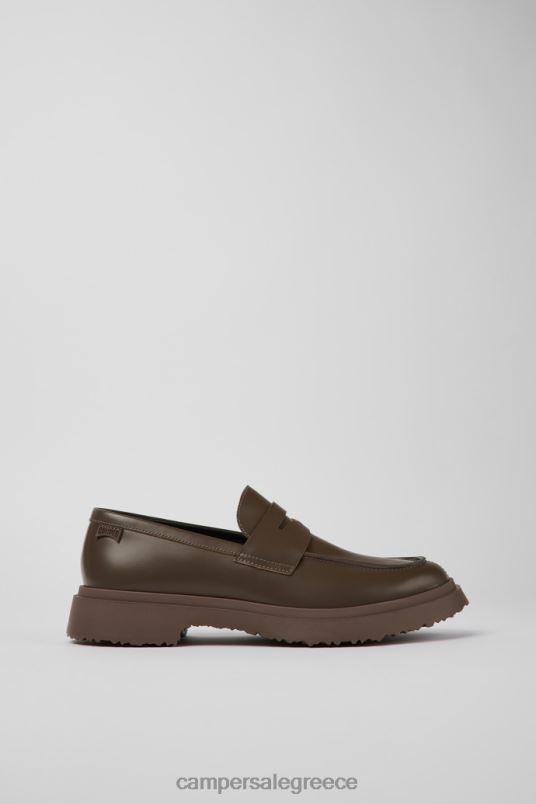 walden καφέ δερμάτινα loafers για άνδρες νέες αφίξεις Camper V20TF1361 καφέ