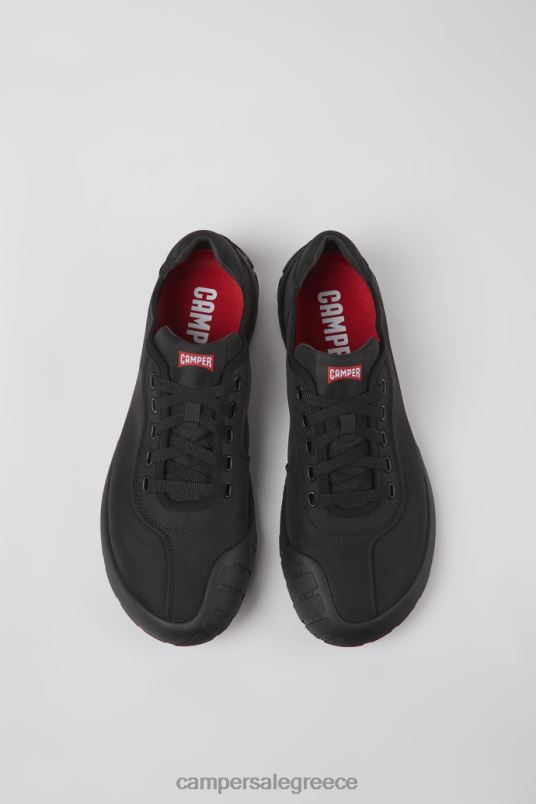 μονοπάτια μαύρα υφασμάτινα πάνινα παπούτσια για άνδρες νέες αφίξεις Camper V20TF1198 μαύρος
