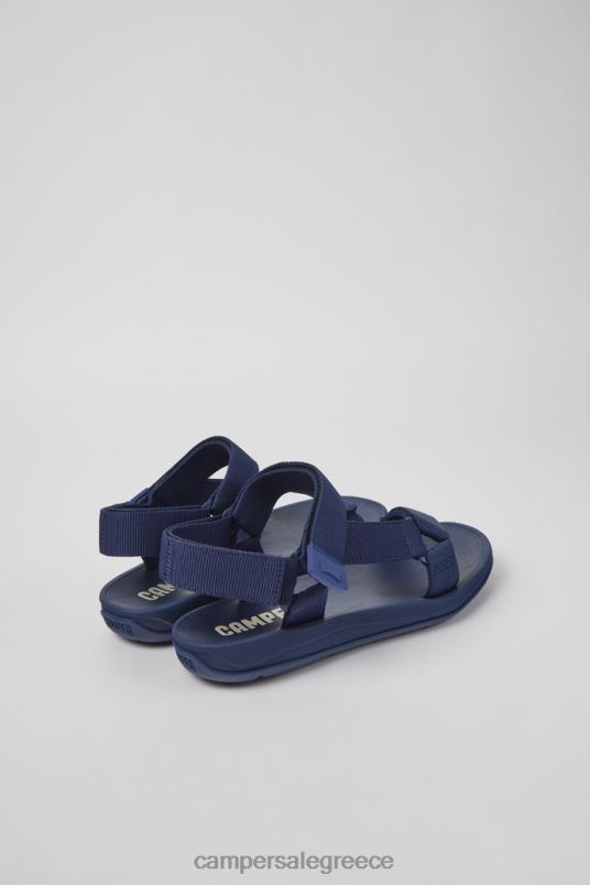 Σχέδιο ταιριάζουν με μπλε υφασμάτινα σανδάλια για άνδρες Camper V20TF1215 μπλε