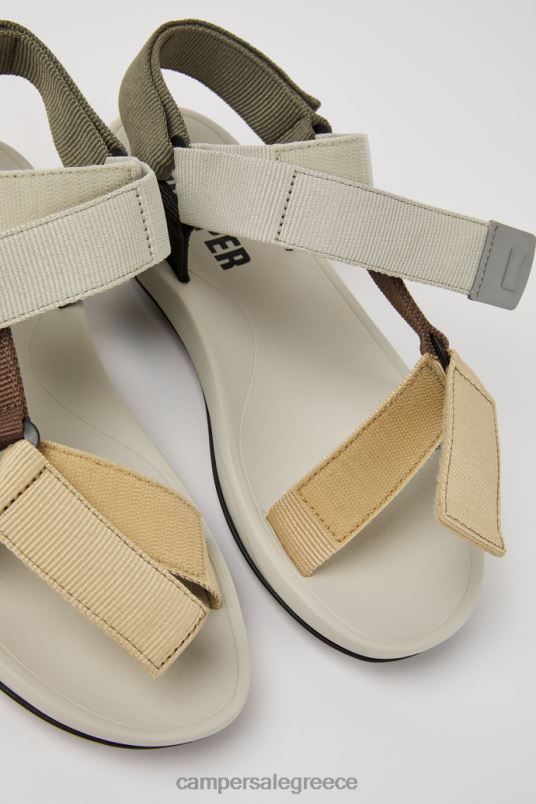 ταιριάζουν πολύχρωμα υφασμάτινα σανδάλια για άνδρες νέες αφίξεις Camper V20TF1217 πολύχρωμος