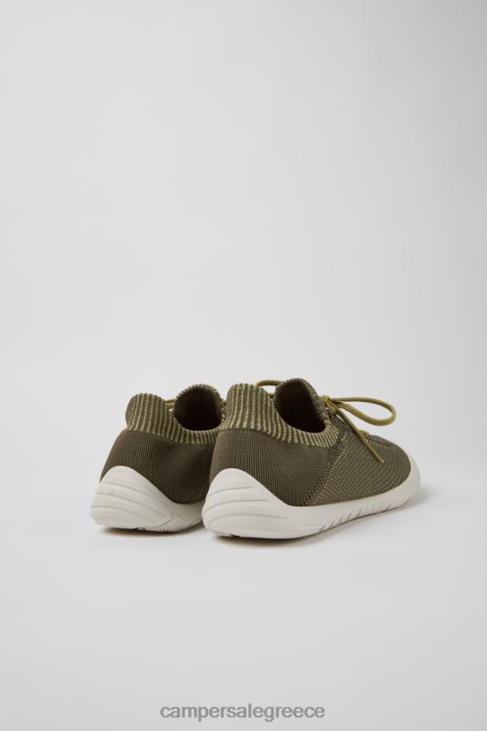 ανδρικά υφασμάτινα πάνινα παπούτσια αποκλειστικής διαδρομής με πράσινο και κίτρινο χρώμα Camper V20TF1218 πράσινος
