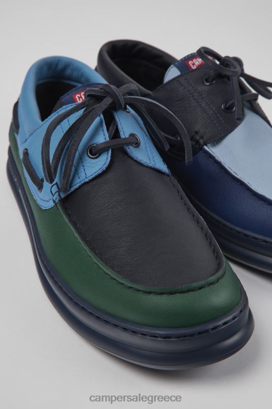 αποκλειστικά δίδυμα πολύχρωμα δερμάτινα πάνινα παπούτσια για άνδρες Camper V20TF1227 πολύχρωμος