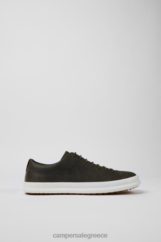 Σχέδιο σασί σκούρο πράσινο δερμάτινα παπούτσια για άνδρες Camper V20TF1263 πράσινος