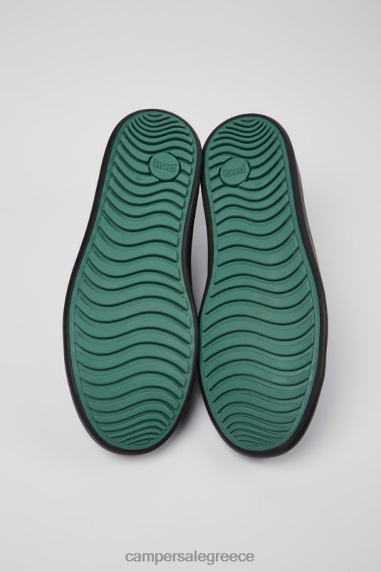 σχεδίαση δίδυμα μαύρα μπλε και γκρι δερμάτινα παπούτσια για άνδρες Camper V20TF1280 μαύρος