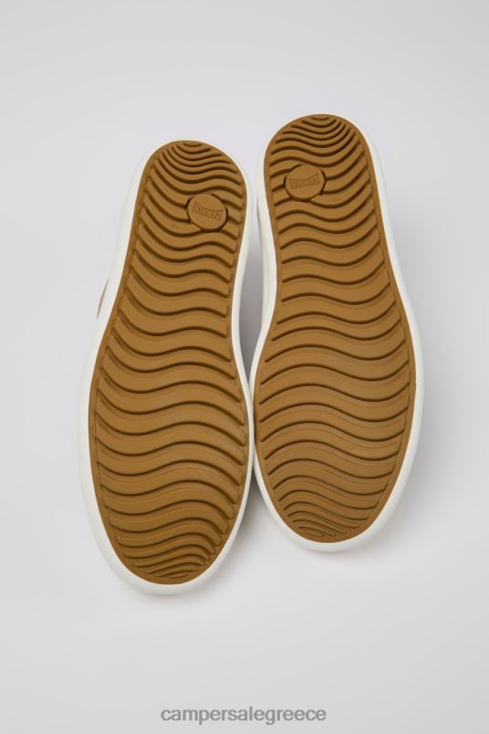 δίδυμα καφέ-γκρι και πράσινα δερμάτινα παπούτσια για άνδρες νέες αφίξεις Camper V20TF1281 πράσινος