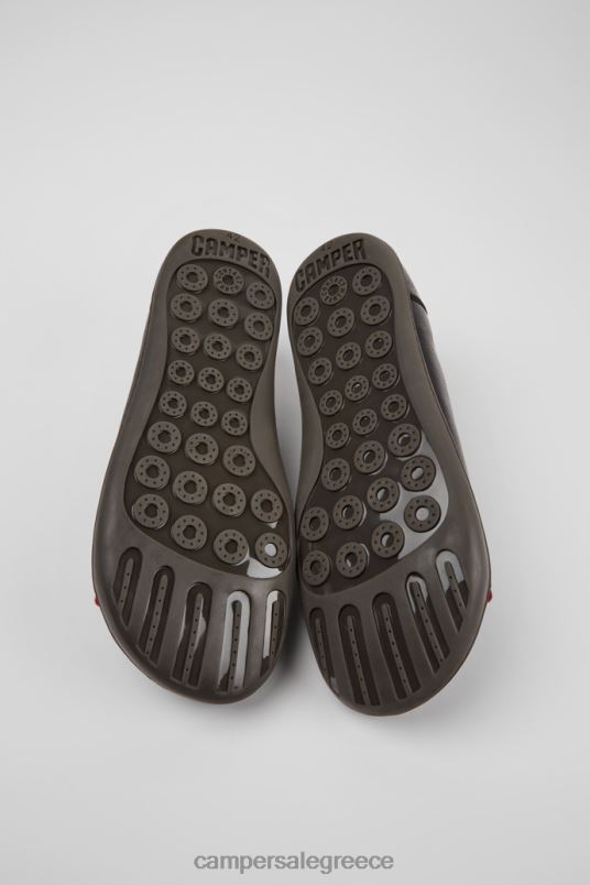 Σχεδιασμός δίδυμα μαύρα δερμάτινα και μαλλί για άνδρες Camper V20TF1282 μαύρος