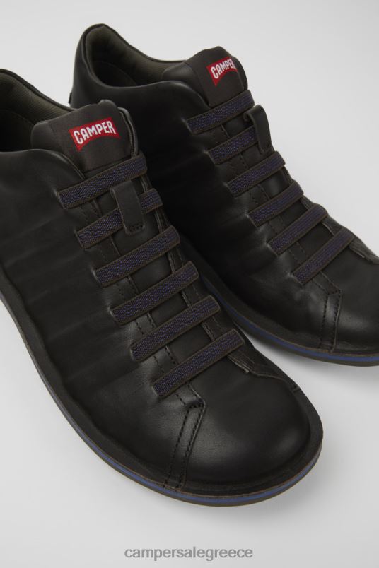 Σχέδιο σκαθαριού σκούρο καφέ δερμάτινα μποτάκια αστραγάλου για άνδρες Camper V20TF1298 καφέ