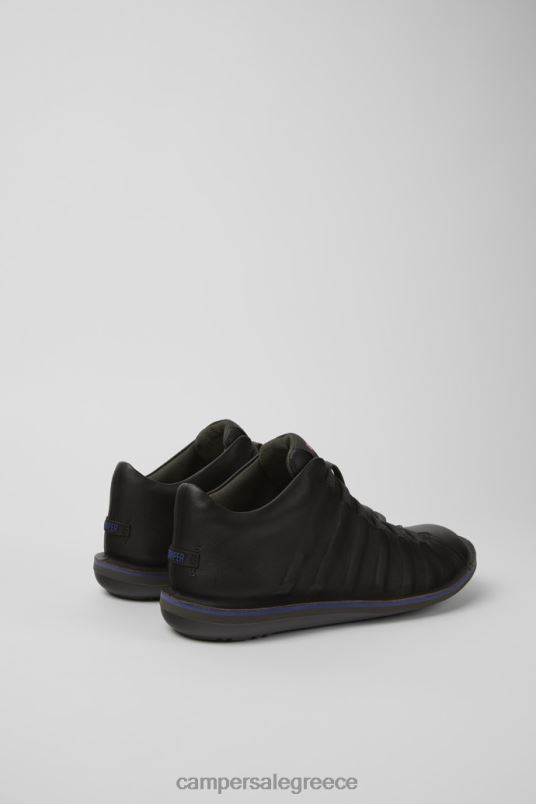 Σχέδιο σκαθαριού σκούρο καφέ δερμάτινα μποτάκια αστραγάλου για άνδρες Camper V20TF1298 καφέ