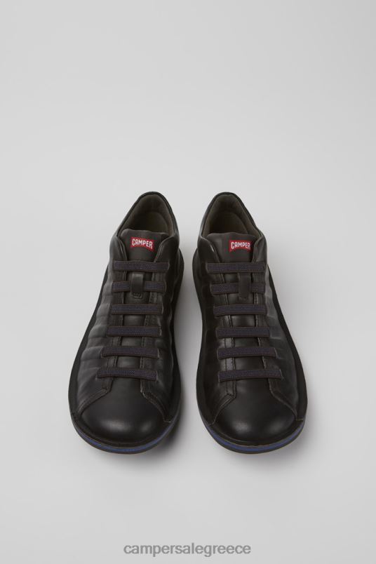 Σχέδιο σκαθαριού σκούρο καφέ δερμάτινα μποτάκια αστραγάλου για άνδρες Camper V20TF1298 καφέ