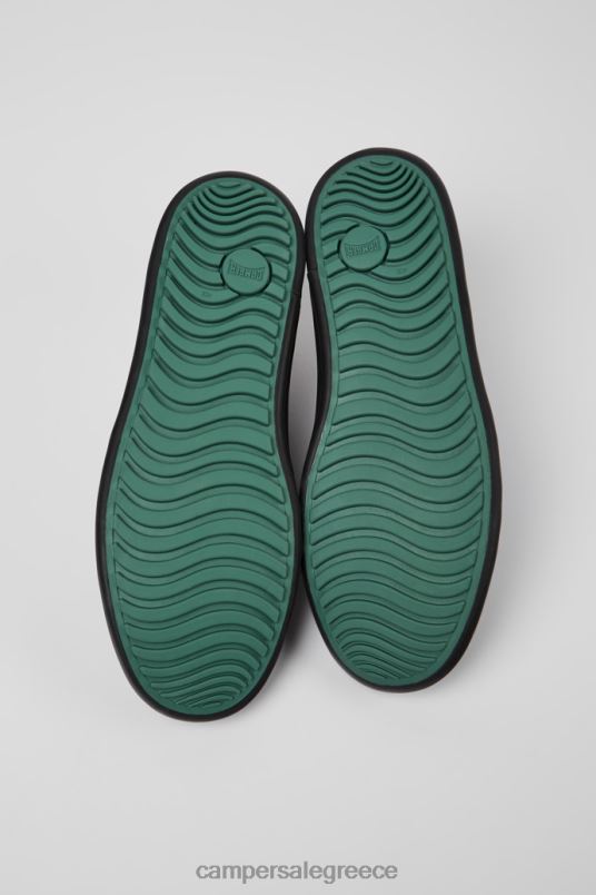 σχεδίαση σασί μαύρα δερμάτινα παπούτσια για άνδρες Camper V20TF280 μαύρος