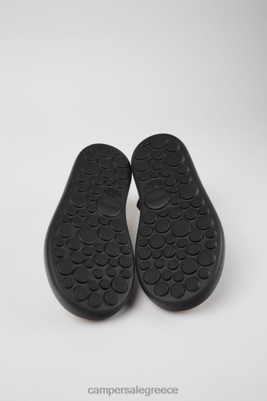 Pelotas flota μαύρα δερμάτινα σανδάλια για άνδρες αποκλειστικά Camper V20TF1231 μαύρος