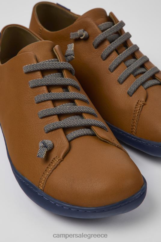 Peu καφέ δερμάτινα παπούτσια για άνδρες νέες αφίξεις Camper V20TF1212 καφέ