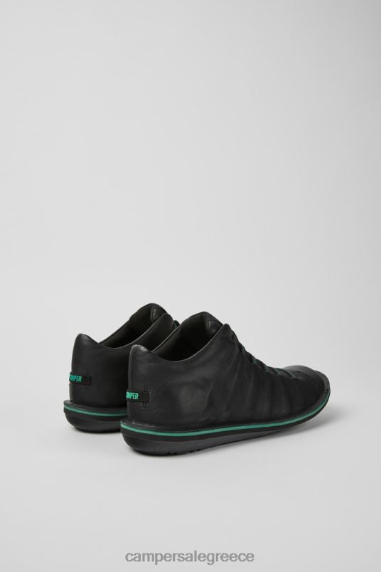 ανδρικά μποτάκια μαύρα δερμάτινα beetle νέες παραλαβές Camper V20TF1296 μαύρος