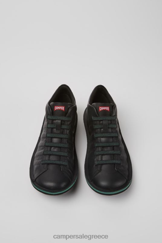 ανδρικά μποτάκια μαύρα δερμάτινα beetle νέες παραλαβές Camper V20TF1296 μαύρος