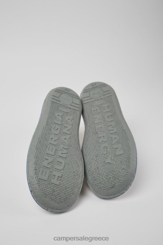 ανδρικά πάνινα παπούτσια τύπου beetle λευκά, μη βαμμένα δερμάτινα Camper V20TF276 άσπρο