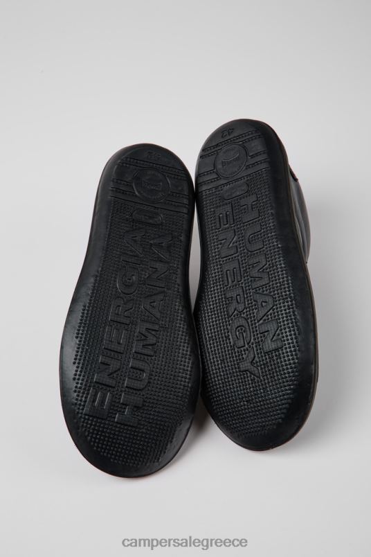 σχεδιαστικά beetle gore-tex μαύρα δερμάτινα μποτάκια για άνδρες Camper V20TF1299 μαύρος