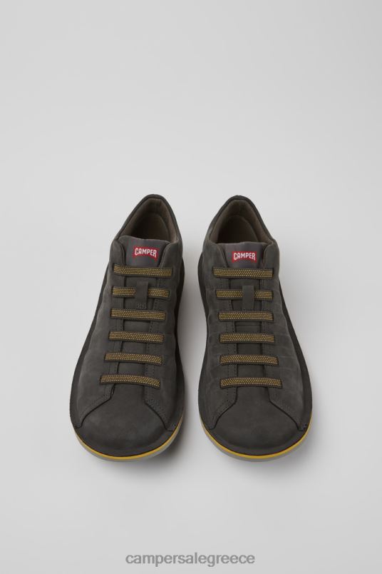 beetle σκούρο γκρι nubuck μποτάκια για άνδρες νέες αφίξεις Camper V20TF1297 γκρί