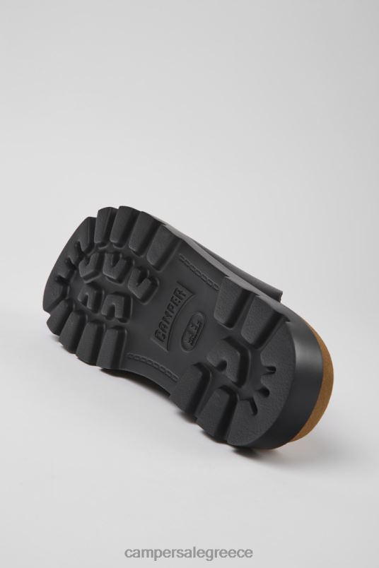πέδιλο brutus μαύρα δερμάτινα τσόκαρα για άνδρες αποκλειστικά Camper V20TF1189 μαύρος