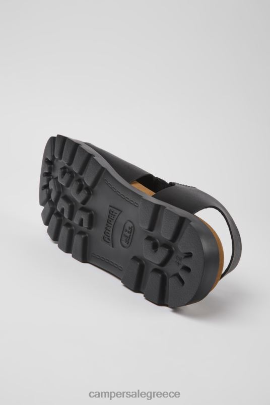 σχέδιο brutus σανδάλι μαύρα δερμάτινα σανδάλια για άνδρες Camper V20TF1191 μαύρος