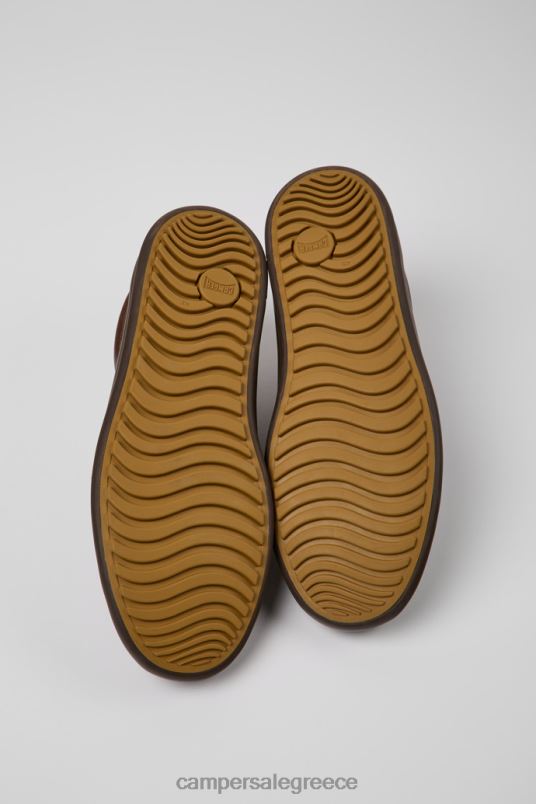 Ανδρικό παπούτσι casual καφέ με κορδόνια σχεδιασμού σασί Camper V20TF278 ανέμελος