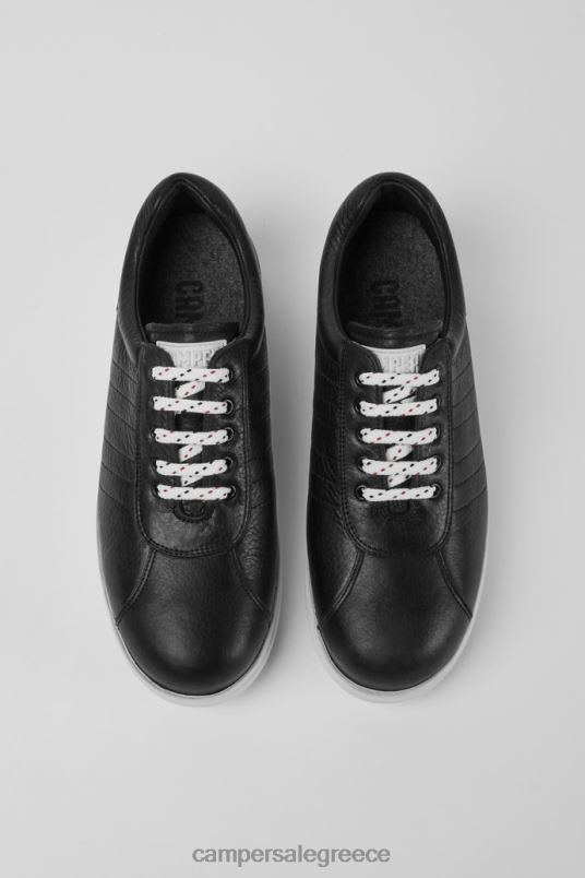 design pelotas προστατεύουν μαύρα δερμάτινα αθλητικά παπούτσια για άνδρες Camper V20TF1334 μαύρος