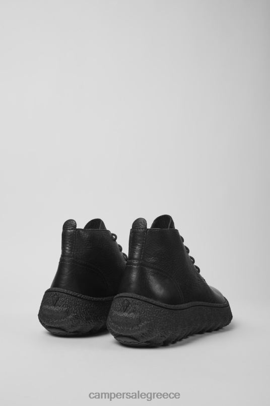 ανδρικό μποτάκι με κορδόνι με δαντέλα από michelin Camper V20TF1252 μαύρος