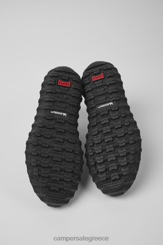 ανδρικό μποτάκι με κορδόνι με δαντέλα από michelin Camper V20TF1252 μαύρος
