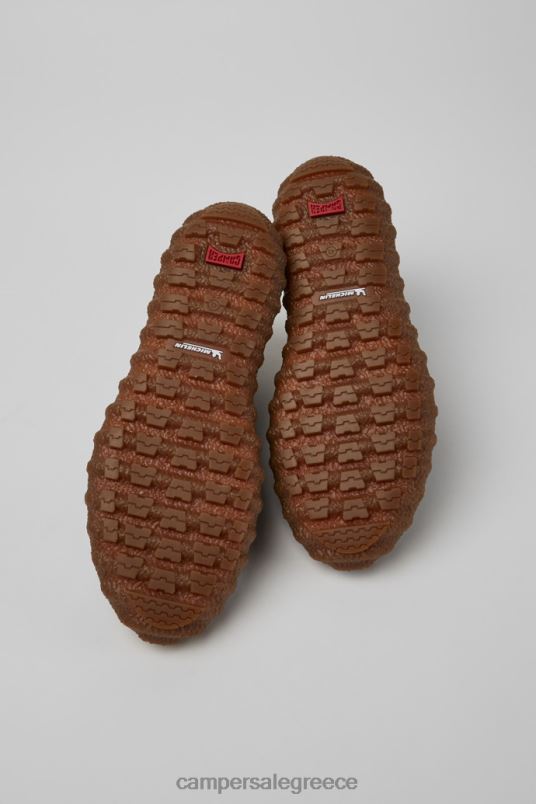 Αποκλειστικές μπότες αστραγάλου με κερωμένο πράσινο σουέντ michelin Camper V20TF1259 πράσινος