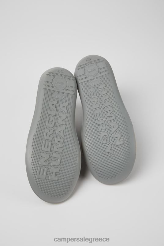 Νέες αφίξεις ανδρικά μποτάκια από ύφασμα καφέ σκαθάρι και nubuck Camper V20TF1303 καφέ