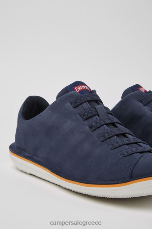 Σχέδιο σκαθάρι μπλε αθλητικά παπούτσια nubuck για άνδρες Camper V20TF1326 μπλε