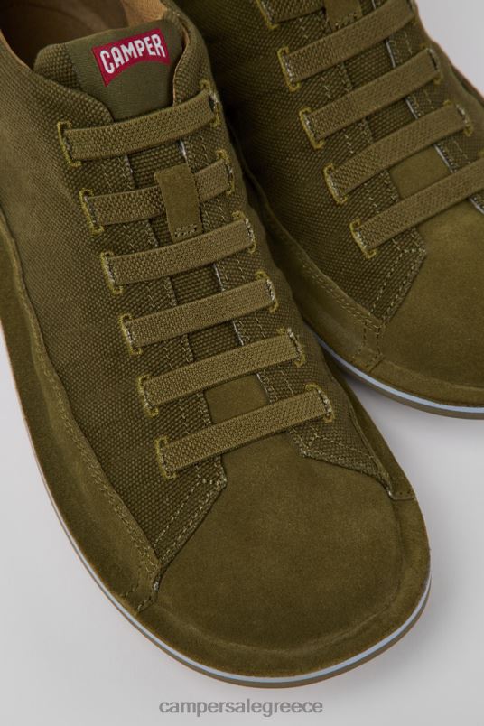 σκαθάρια πράσινα αθλητικά παπούτσια nubuck για άνδρες νέες αφίξεις Camper V20TF267 πράσινος