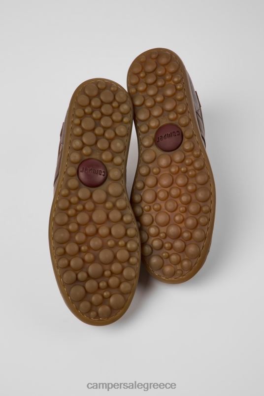 σχέδιο ανδρικό παπούτσι σε καφέ χρώμα pelotas Camper V20TF1240 καφέ