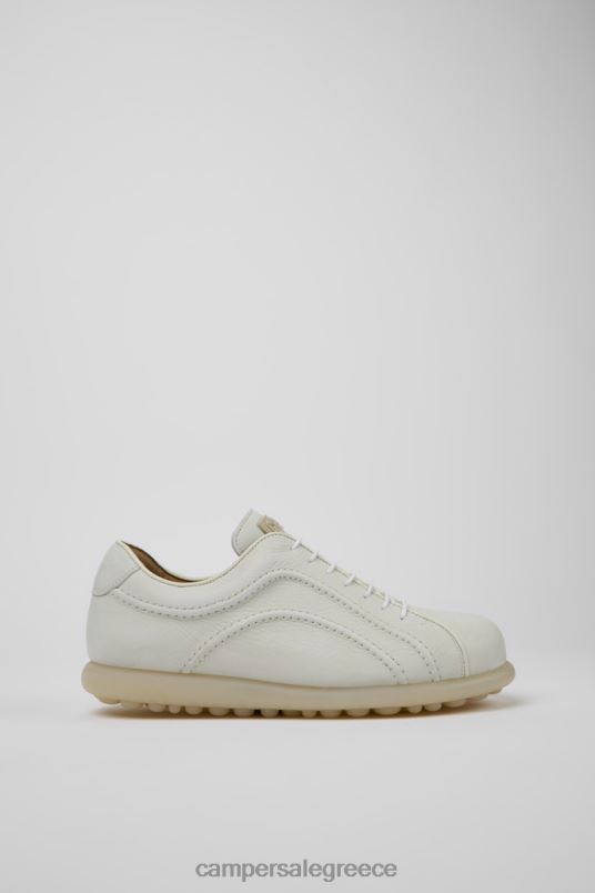 ανδρικά αθλητικά παπούτσια pelotas λευκά άβαφα δέρμα Camper V20TF1307 άσπρο
