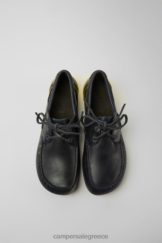 peu circuit μπλε δερμάτινα παπούτσια για άνδρες νέες αφίξεις Camper V20TF1317 μπλε