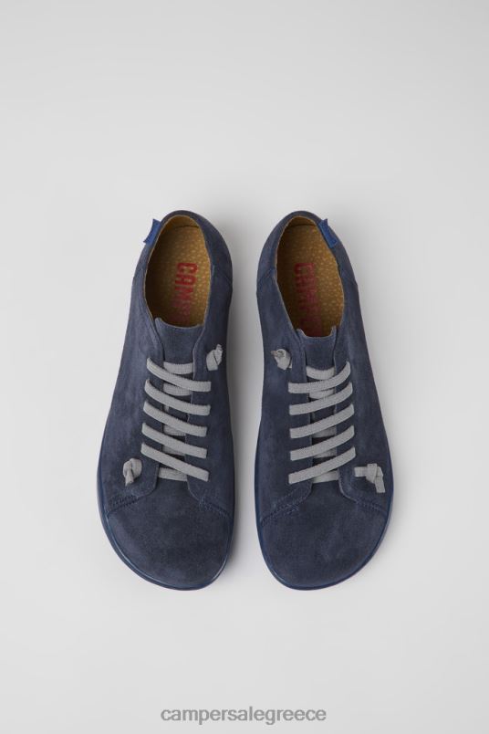 peu μπλε παπούτσια nubuck για άνδρες νέες αφίξεις Camper V20TF1244 μπλε