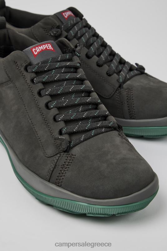 Σχεδιασμός peu pista gore-tex γκρι παπούτσια nubuck για άνδρες Camper V20TF1270 γκρί