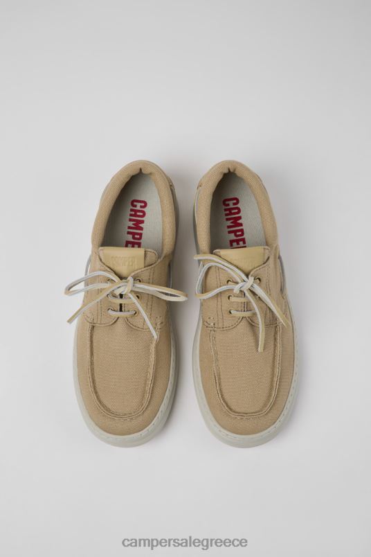 υφασμάτινα αθλητικά παπούτσια runner μπεζ αποκλειστικά για άνδρες Camper V20TF1225 μπεζ