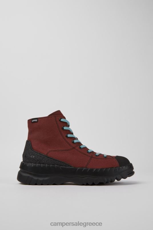 teix μπορντό καουτσούκ και βαμβακερές μπότες bci νέες παραλαβές Camper V20TF1354 Βουργουνδία