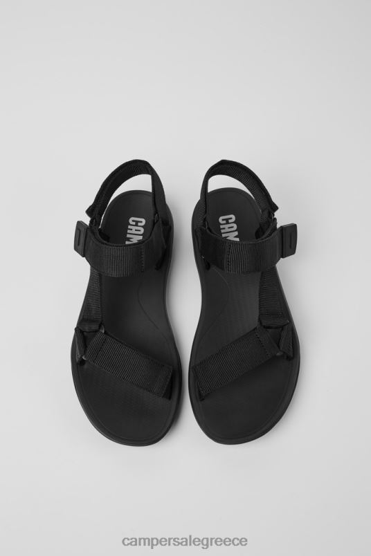 αποκλειστικό ταιριαστό ανδρικό μαύρο σανδάλι Camper V20TF1749 μαύρος